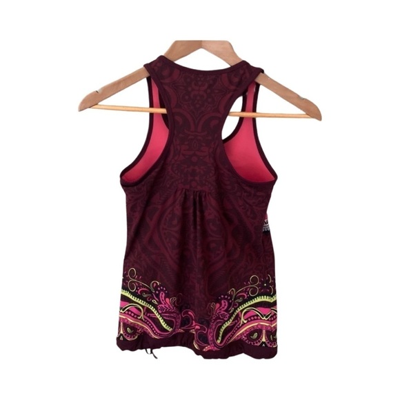 Athleta Paisley Tinker Tank With Built In Shelf Bra Size XXS - Picture 2 of 5